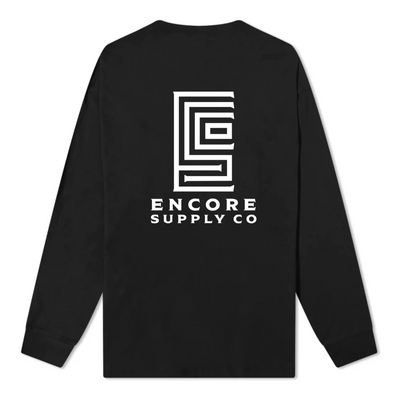 Encore Supply Co Monogram Longsleeve - Black